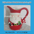 Cutely Christmas ceramic cream jug with santa claus design